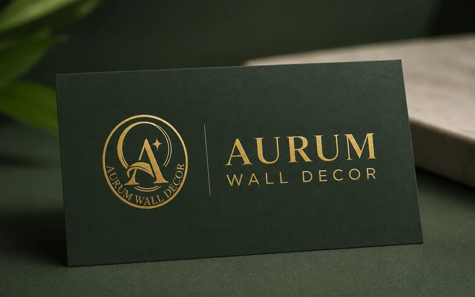 Aurum Logo & Identity — Brand Identity